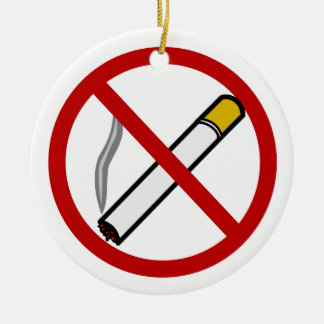 NichtraucherTürknauf-Verzierung Keramikornament