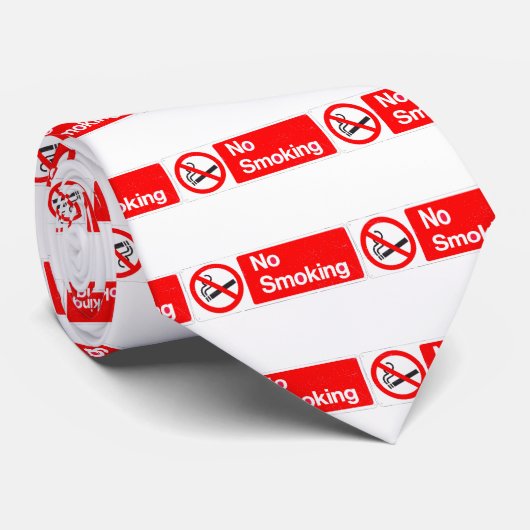 Nichtraucherzeichen Krawatte (Gerollt)