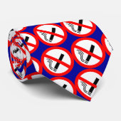 NICHTrauchzeichen - UK Signage Krawatte (Gerollt)