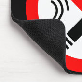 NICHTrauchzeichen - UK Signage Mousepad (Ecke)