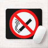 NICHTrauchzeichen - UK Signage Mousepad (Mit Mouse)