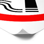 NICHTrauchzeichen - UK Signage Poster (Ecke)