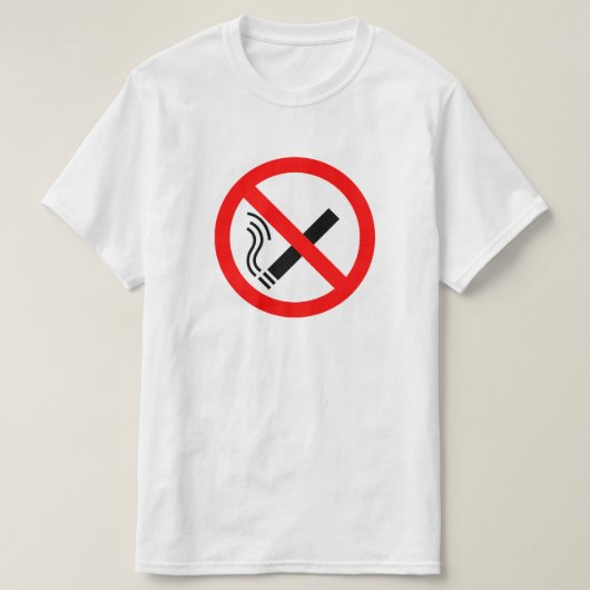 NICHTrauchzeichen - UK Signage T-Shirt (Design vorne)