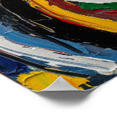 nichtrepräsentative Malerei Poster (Ecke)