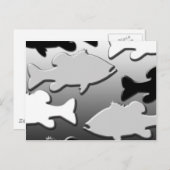 NICHTS ABER BASS POSTKARTE (Vorne/Hinten)