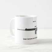 Nichts aber das Beste Kaffeetasse (Vorderseite Links)