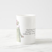 Nichts aber die tiefste Liebe - Stolz u. Vorurteil Porzellantasse (Vorderseite)