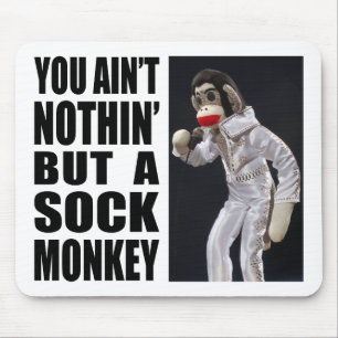 Nichts aber ein Socken-Affe Mousepad