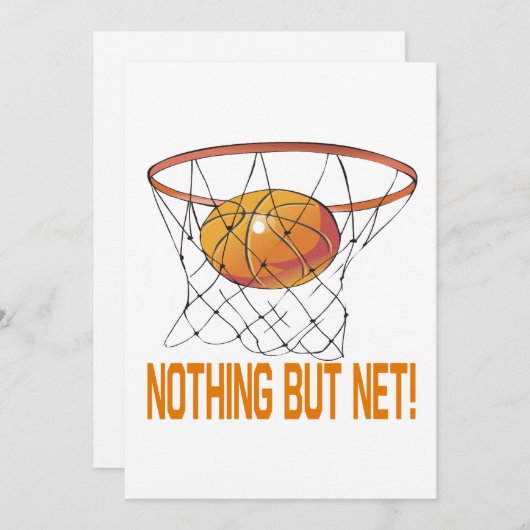 Nichts aber Netz Einladung (Vorne/Hinten)