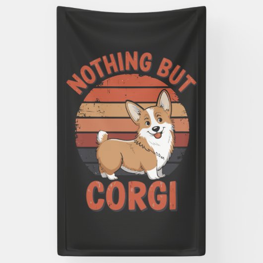 Nichts als Corgi Banner (Vertikal)