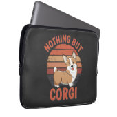 Nichts als Corgi Laptopschutzhülle (Vorne Rechts)