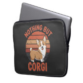 Nichts als Corgi Laptopschutzhülle (Vorderseite Links)