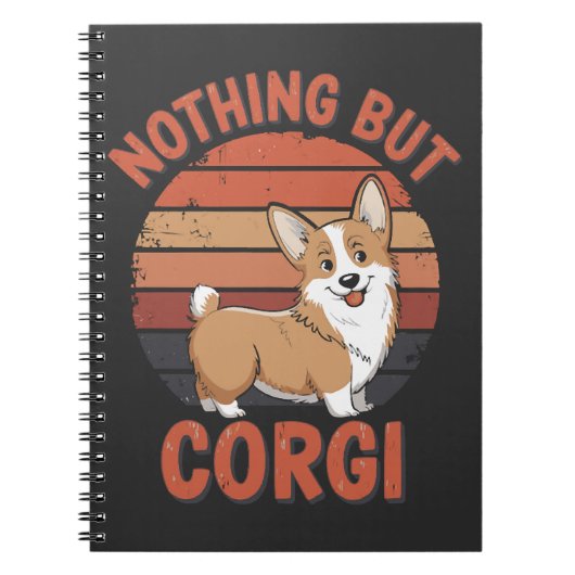 Nichts als Corgi Notizblock (Vorderseite)