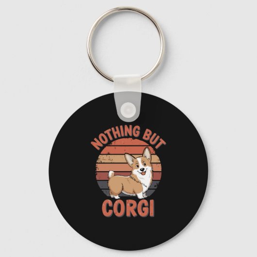 Nichts als Corgi Schlüsselanhänger (Vorderseite)