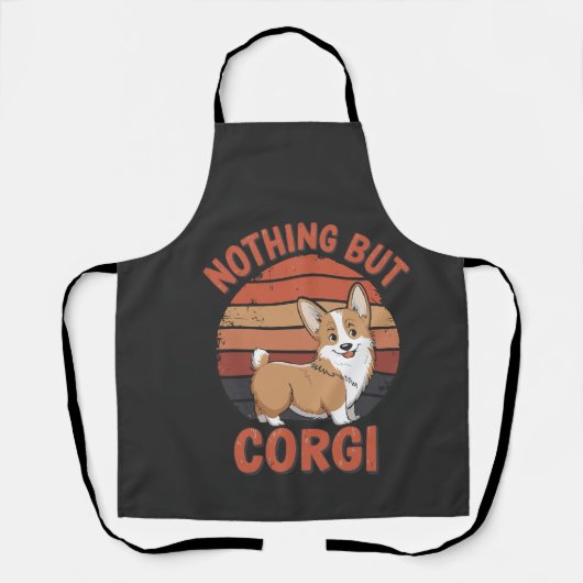 Nichts als Corgi Schürze (Vorderseite)