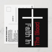 Nichts als das Blut Jesu Christlichen Hymne Postkarte (Vorne/Hinten)