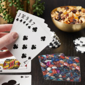 Nichts als ein Felsengitter beim Kartenspielen Spielkarten (In Situ)