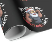 Nichts als ein Weihnachts-Party Afrikanischer Weih Geschenkpapier (Rolleneckpunkt)