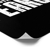 Nichts als eine Erdnuss Poster (Ecke)