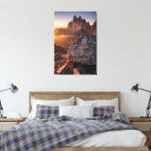 Nichts als Fußspuren hinterlassen Leinwanddruck (Insitu (Schlafzimmer))