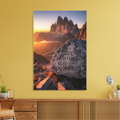 Nichts als Fußspuren hinterlassen Leinwanddruck (Insitu (Wohnzimmer))