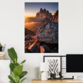 Nichts als Fußspuren hinterlassen Poster (Heimbüro)