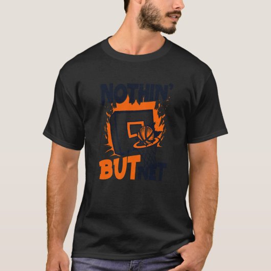 Nichts als Net Pro Player Beruflich Basketbal T-Shirt (Vorderseite)