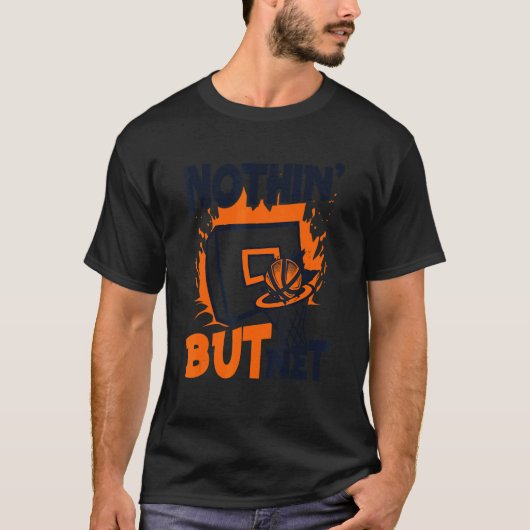 Nichts als Netz Pro Player professioneller Baske T-Shirt (Vorderseite)