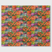nichts als Tulpen Geschenkpapier (Flach)