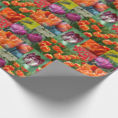 nichts als Tulpen Geschenkpapier (Ecke)
