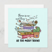 Nichts als zu viele Bücher (Vorne/Hinten)