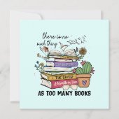 Nichts als zu viele Bücher (Vorderseite)