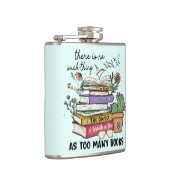 Nichts als zu viele Bücher Flachmann (Rechts)