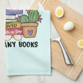 Nichts als zu viele Bücher Geschirrtuch (Viertel Falte)