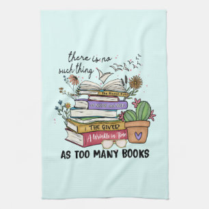Nichts als zu viele Bücher Geschirrtuch