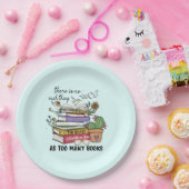 Nichts als zu viele Bücher Pappteller (Party)