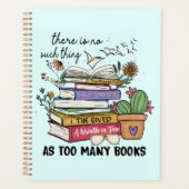 Nichts als zu viele Bücher Planer (Vorderseite)