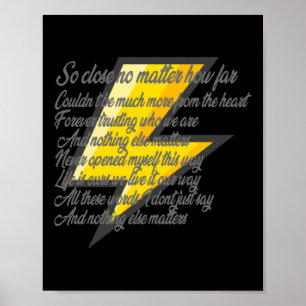 Nichts anderes S (Texte) Aufkleber Poster