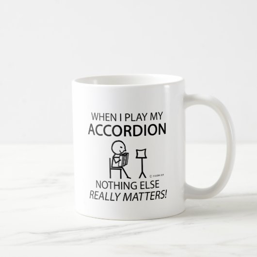 Nichts anderes zählt Accordion Kaffeetasse (Rechts)