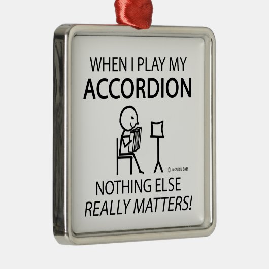 Nichts anderes zählt Accordion Ornament Aus Metall (Rechts)