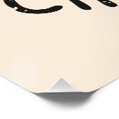 Nichts ändert sich, wenn nichts ändert poster (Ecke)