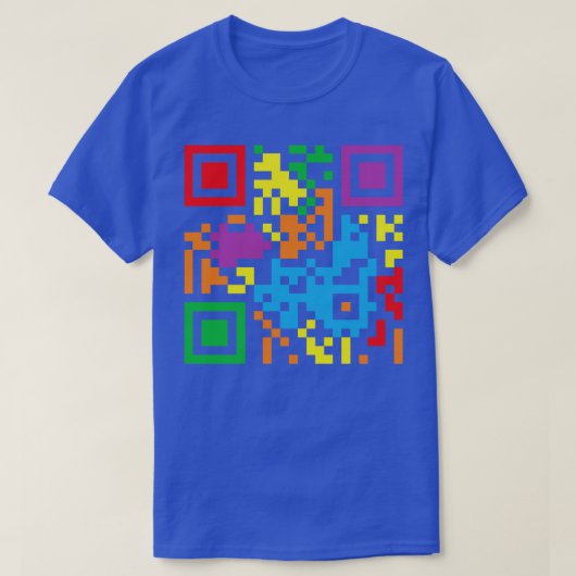 Nichts annehmen Nonbinary-Flagge Barcode T-Shirt (Design vorne)