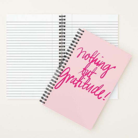 Nichts außer Dankbarkeit Journal-Notebook Notizblock (Innen)