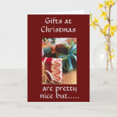 *NICHTS BEATS FAMILIE & FREUNDE* BEI CHRISTMAS KARTE (Gelbe Blume)