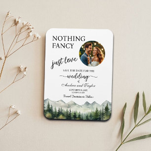 Nichts Besonderes, nur Liebe Foto Save-the-Date Magnet