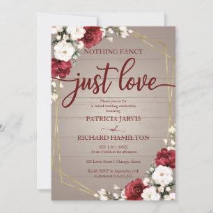 Nichts Besonderes, nur Liebe Hochzeit Geometrisch Einladung