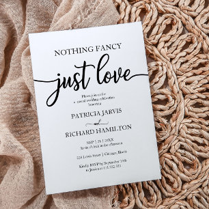 Nichts Besonderes, nur Liebe Hochzeit QR RSVP Einladung