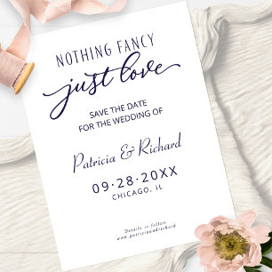 Nichts Besonderes, nur Liebe Hochzeit Termin vorme Postkarte