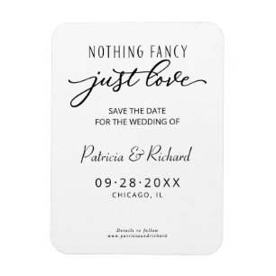Nichts Besonderes, nur Liebe Save The Date Ohne Fo Magnet