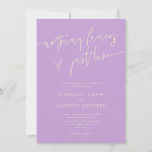 Nichts Besonderes, nur Liebe Wisteria-Hochzeit  Einladung